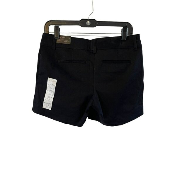 NWT The Limited Tailored Shorts Womens Black 4 Chino Dressy Classic Classy Work - Picture 3 of 6